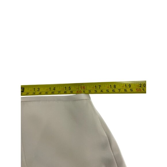 Zara Womens Satin Midi Skirt XL Ivory Zw Collection Back slit 2396/925 NWT - Picture 13 of 16